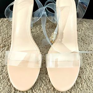 Womens SHEIN clear heels size EUR40